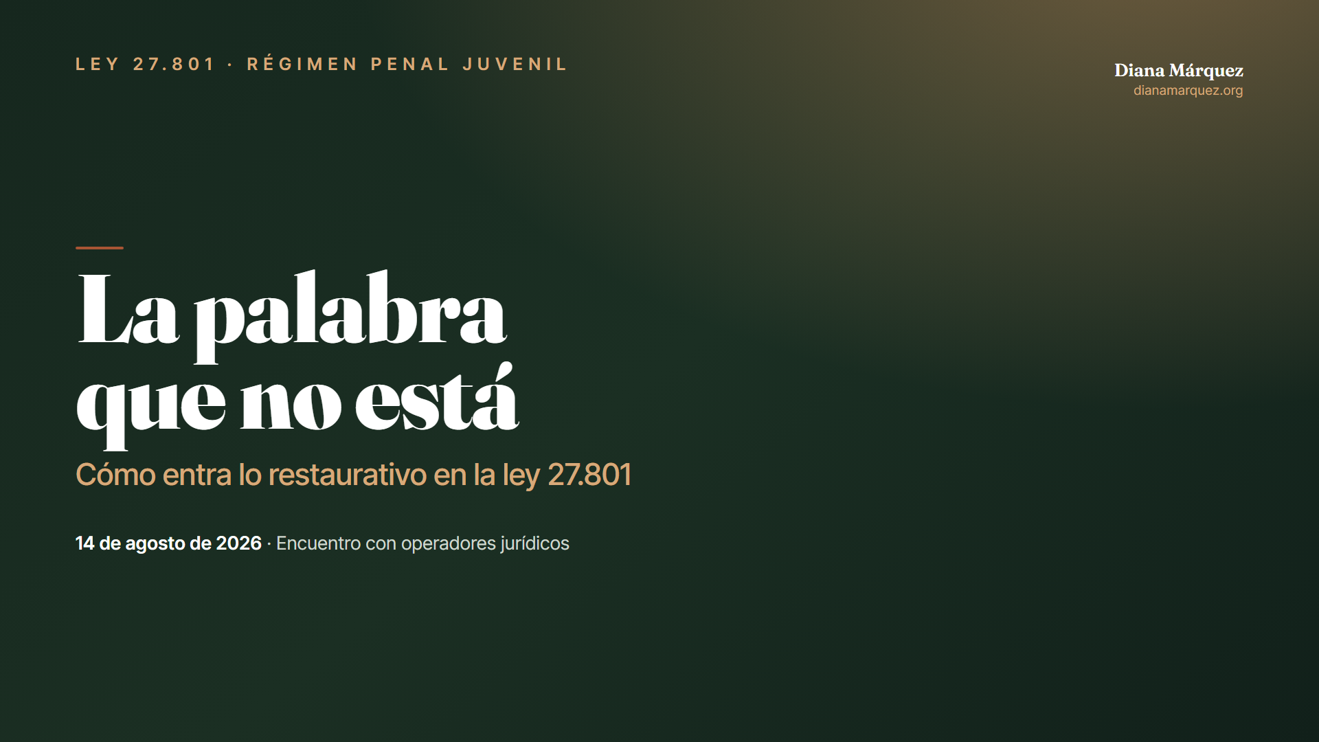 La palabra que no está