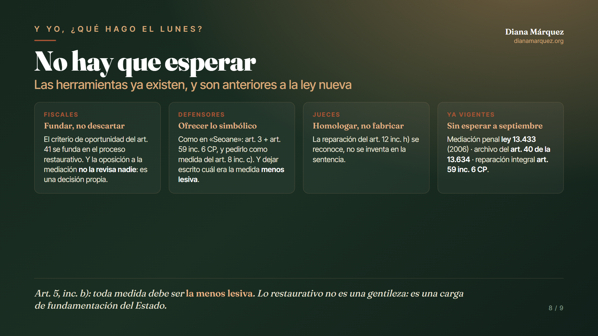 Y yo, ¿qué hago el lunes?